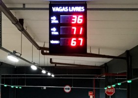 Painel de Vagas Livres para Estacionamento - Foto 5