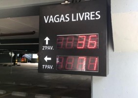 Painel de Vagas Livres para Estacionamento - Foto 6